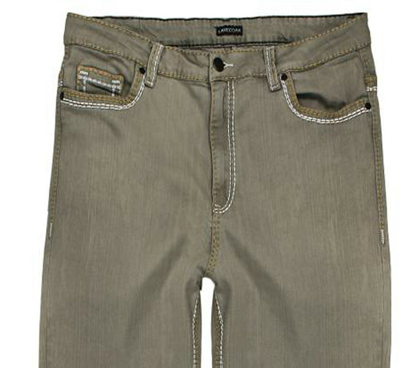Lavecchia Übergrößen Herren Jeans Dark-Grey Hose Stretch W42 bis W60 Länge 32 LV-503