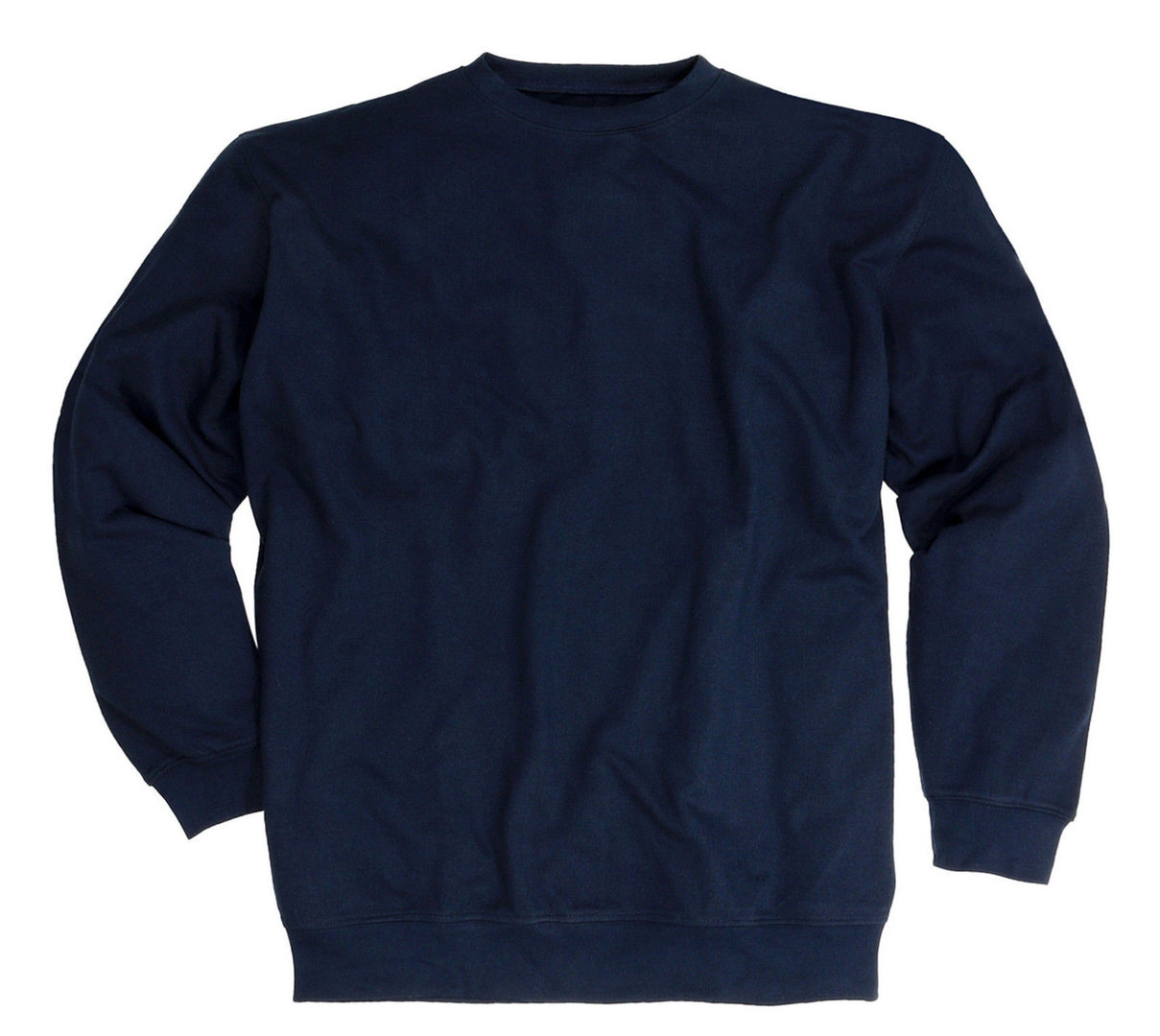Sweatshirt Herren in Übergrößen 100% Baumwolle Langarm Shirt Adamo 2XL bis 14XL 