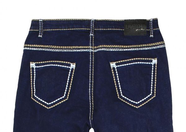 Lavecchia Übergrößen Herren Jeans dunkelblau Hose Stretch Comfort Fit W42 bis W60 Länge 30 LV-503