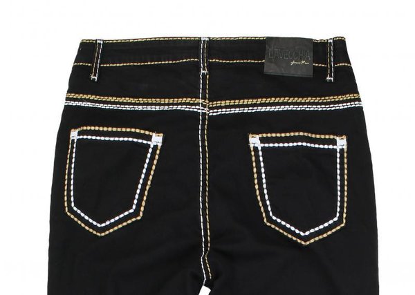 Lavecchia Übergrößen Herren Jeans schwarz Hose Stretch Comfort Fit W42 bis W60 Länge 32 LV-503