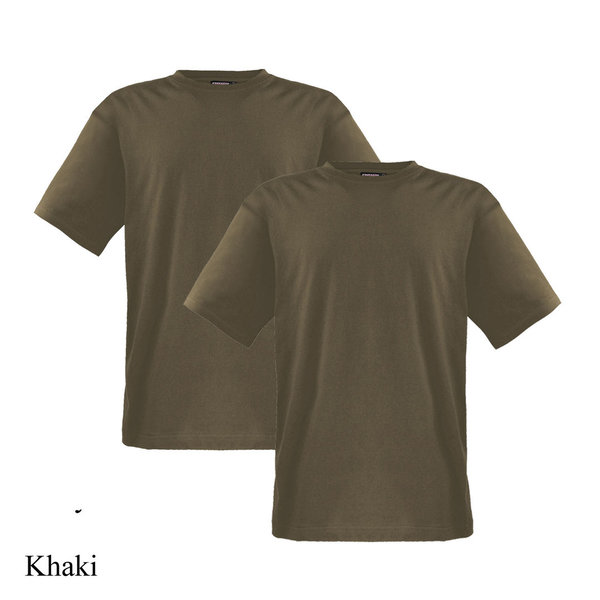 ADAMO T-Shirt Doppelpack 2XL bis 12XL Übergröße Baumwolle Rundhals in 11 Farben